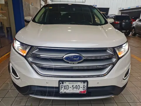 Ford Edge Titanium usado (2018) color Blanco financiado en mensualidades(enganche $138,750 mensualidades desde $13,914)