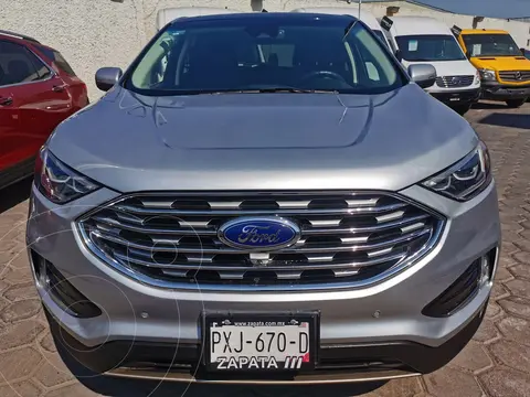 Ford Edge Titanium usado (2019) color Plata Estelar financiado en mensualidades(enganche $163,750 mensualidades desde $15,793)