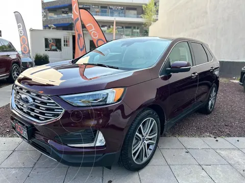 Ford Edge Titanium usado (2022) color Violeta financiado en mensualidades(enganche $152,600 mensualidades desde $11,669)