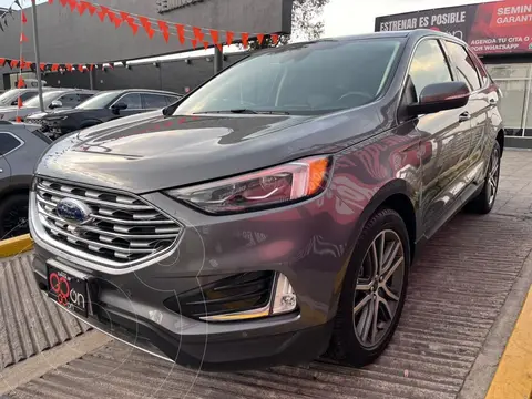 Ford Edge Titanium usado (2022) color Gris financiado en mensualidades(enganche $171,402 mensualidades desde $13,107)