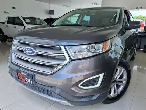 Ford Edge SEL PLUS usado (2018) color Gris financiado en mensualidades(enganche $95,375 mensualidades desde $7,293)