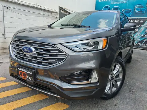 Ford Edge Titanium usado (2019) color Gris financiado en mensualidades(enganche $132,980 mensualidades desde $10,169)