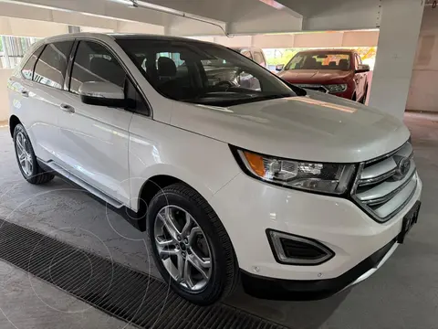 Ford Edge Titanium usado (2017) color Blanco Platinado precio $298,000