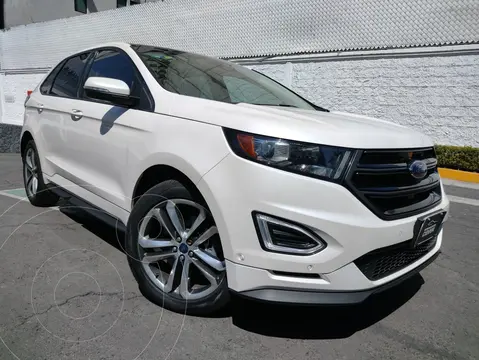 Ford Edge Sport usado (2018) color Blanco Platinado financiado en mensualidades(enganche $405,000 mensualidades desde $10,434)
