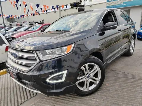 Ford Edge Titanium usado (2018) color Negro financiado en mensualidades(enganche $81,478 mensualidades desde $6,231)