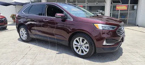 Ford Edge Titanium usado (2019) color Marron financiado en mensualidades(enganche $107,840 mensualidades desde $10,242)