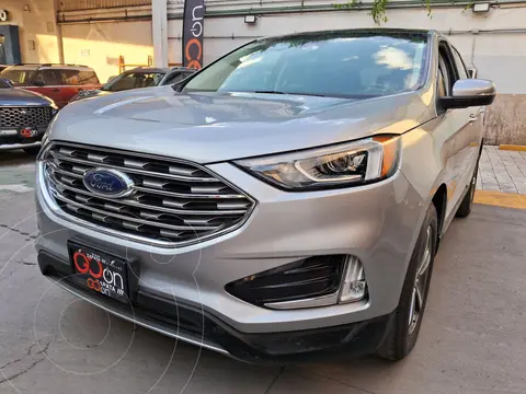 Ford Edge SEL Plus usado (2020) color plateado financiado en mensualidades(enganche $95,102 mensualidades desde $7,272)