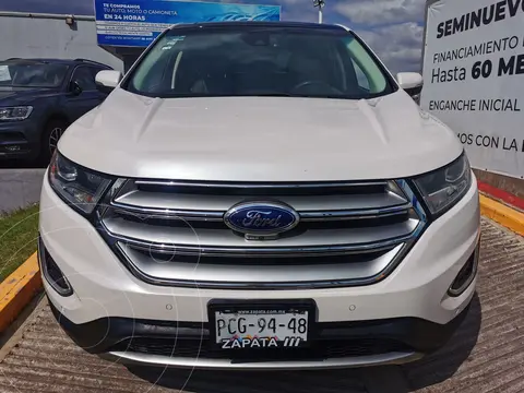 Ford Edge Titanium usado (2015) color Blanco financiado en mensualidades(enganche $98,750 mensualidades desde $16,411)