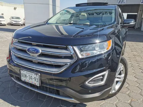 Ford Edge Titanium usado (2016) color Negro financiado en mensualidades(enganche $123,250 mensualidades desde $15,024)