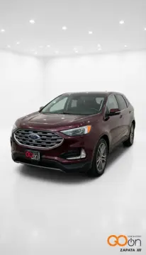 Ford Edge Titanium usado (2020) color FORVINO TINTO precio $410,000