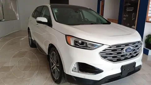 Ford Edge Titanium usado (2020) color Blanco Platinado precio $599,000