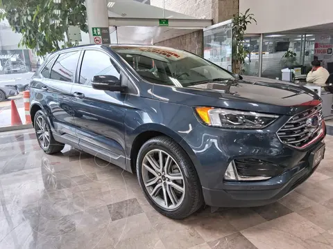 Ford Edge Titanium usado (2024) color Azul Oscuro financiado en mensualidades(enganche $379,962 mensualidades desde $15,987)