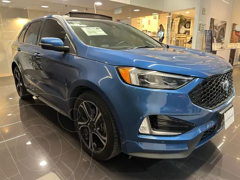 Ford Edge Titanium usado (2020) color azul petroleo precio $569,600