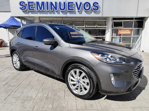 Ford Escape Hibrida Titanium usado (2021) color Gris financiado en mensualidades(enganche $122,135 mensualidades desde $10,670)