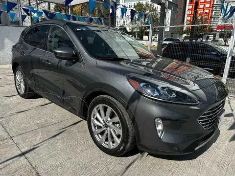 Ford Escape Hibrida Titanium usado (2022) color Gris financiado en mensualidades(enganche $112,200 mensualidades desde $11,071)