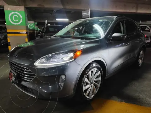 Ford Escape Hibrida Titanium usado (2021) color Gris financiado en mensualidades(enganche $151,238 mensualidades desde $11,565)