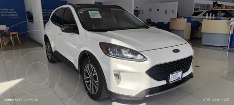 Ford Escape Hibrida SEL Limited usado (2021) color Blanco financiado en mensualidades(enganche $111,220 mensualidades desde $7,699)