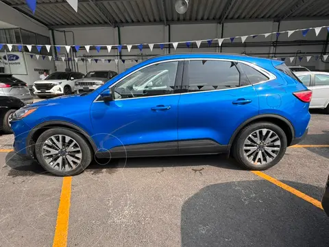 Ford Escape Titanium EcoBoost usado (2020) color Azul financiado en mensualidades(enganche $78,148 mensualidades desde $12,292)