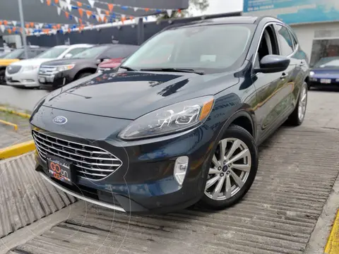 Ford Escape Titanium EcoBoost usado (2022) color Azul financiado en mensualidades(enganche $123,988 mensualidades desde $9,481)