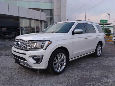 Ford Expedition Paltinum 4x4 usado (2018) color Blanco financiado en mensualidades(enganche $176,960 mensualidades desde $19,306)