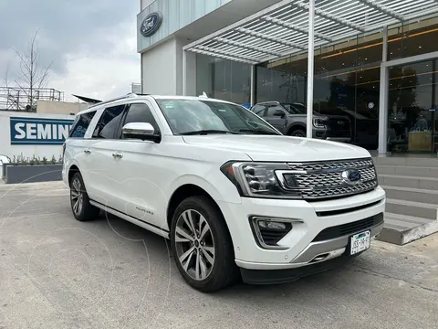 Ford Expedition Platinum Max 4x4 usado (2021) color Blanco Platinado precio $998,000