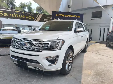 Ford Expedition Platinum Max 4x4 usado (2021) color Blanco Platinado precio $699,900
