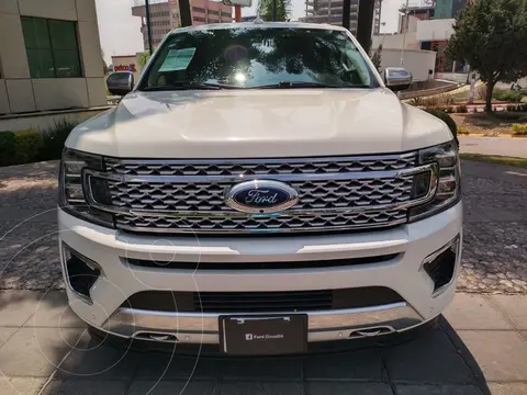 Ford Expedition Platinum Max 4x4 usado (2021) color Blanco Platinado precio $1,400,000