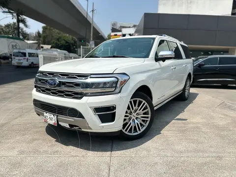 Ford Expedition Platinum Max 4x4 usado (2022) color Blanco financiado en mensualidades(enganche $253,000 mensualidades desde $28,403)