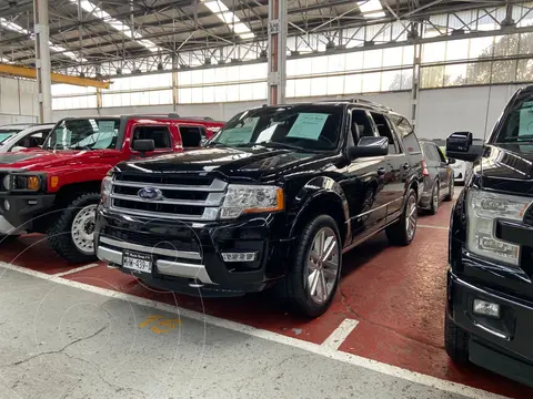 Ford Expedition Platinum 4x4 usado (2017) color Negro financiado en mensualidades(enganche $150,000 mensualidades desde $8,500)