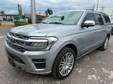 Ford Expedition Platinum Max 4x4 usado (2024) color Plata financiado en mensualidades(enganche $302,400 mensualidades desde $32,991)
