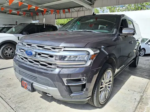 Ford Expedition Platinum Max 4x4 usado (2022) color Negro financiado en mensualidades(enganche $312,012 mensualidades desde $23,859)