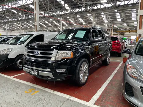 Ford Expedition Platinum 4x4 usado (2017) color Negro Profundo financiado en mensualidades(enganche $125,000 mensualidades desde $12,750)