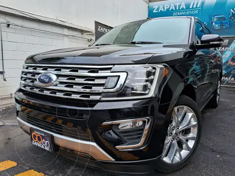 Ford Expedition Limited 4x2 usado (2018) color Negro financiado en mensualidades(enganche $218,750 mensualidades desde $18,256)