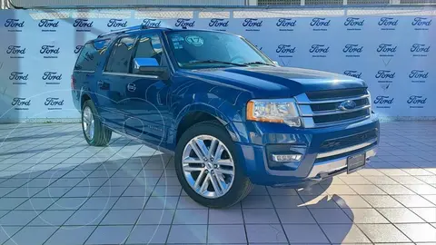 Ford Expedition Platinum 4x4 MAX usado (2017) color Azul Electrico precio $520,000