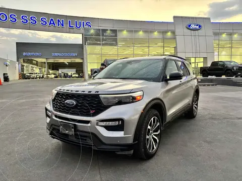 Ford Explorer ST 3.0L usado (2021) color Plata financiado en mensualidades(enganche $180,180 mensualidades desde $17,767)