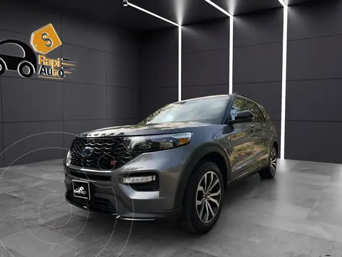 Ford Explorer ST 3.0L usado (2021) color Gris financiado en mensualidades(enganche $198,517 mensualidades desde $17,784)