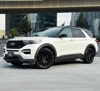 Ford Explorer ST 3.0L usado (2022) color Blanco financiado en mensualidades(enganche $175,780 mensualidades desde $17,341)