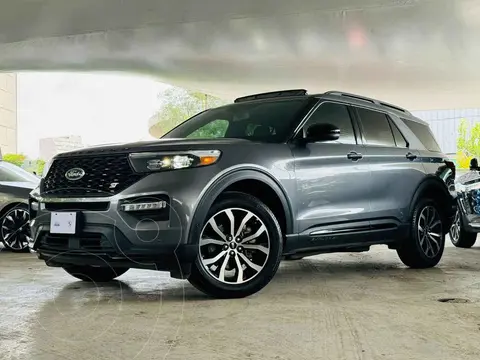 Ford Explorer ST 3.0L usado (2022) color Gris financiado en mensualidades(enganche $197,780 mensualidades desde $19,511)