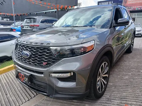 Ford Explorer ST 3.0L usado (2023) color Gris financiado en mensualidades(enganche $242,525 mensualidades desde $18,546)