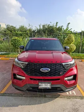 Ford Explorer ST 3.0L usado (2021) color Rojo precio $800,000