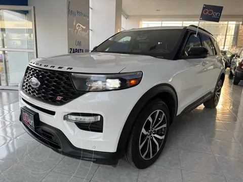 Ford Explorer ST 3.0L usado (2022) color Blanco financiado en mensualidades(enganche $232,988 mensualidades desde $17,816)