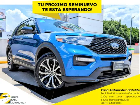 Ford Explorer ST 3.0L usado (2021) color Azul precio $774,000