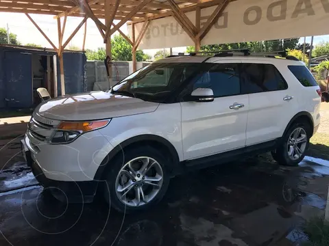 Ford Explorer 3.5L Limited 4x4 usado (2015) color Blanco precio $12.500.000