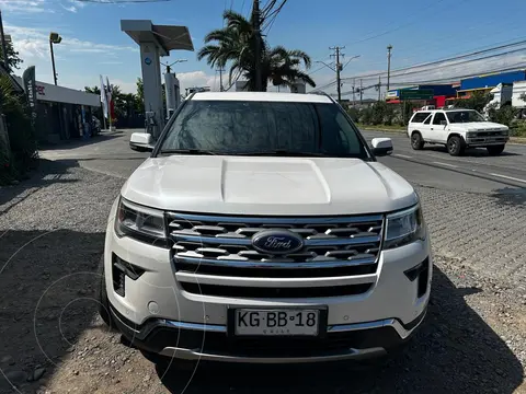 Ford Explorer 2.3L Limited Ecoboost 4x4 usado (2018) color Blanco Mineral precio $20.000.000