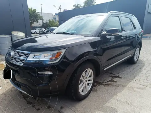 Ford Explorer 3.5L XLT 4x2 usado (2019) color Negro precio $18.300.000