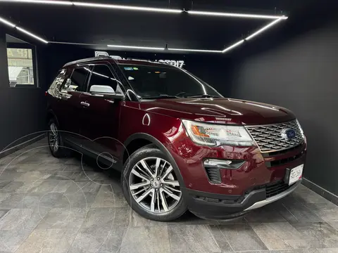 Ford Explorer Platinum 4x4 usado (2018) color Rojo Rubi precio $545,000