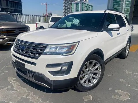 Ford Explorer Limited 4x2 4.0L usado (2016) color Blanco precio $398,000