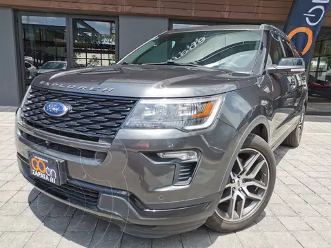 Ford Explorer Sport 4x4 usado (2018) color Gris financiado en mensualidades(enganche $177,125 mensualidades desde $13,545)