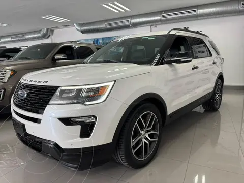 Ford Explorer Sport 4x4 usado (2018) color Blanco precio $339,000