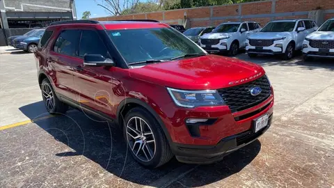 Ford Explorer Sport 4x4 usado (2018) color Rojo financiado en mensualidades(enganche $139,600 mensualidades desde $18,460)